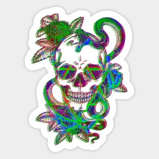 The Shaman&#39;s immortal laughter Sticker